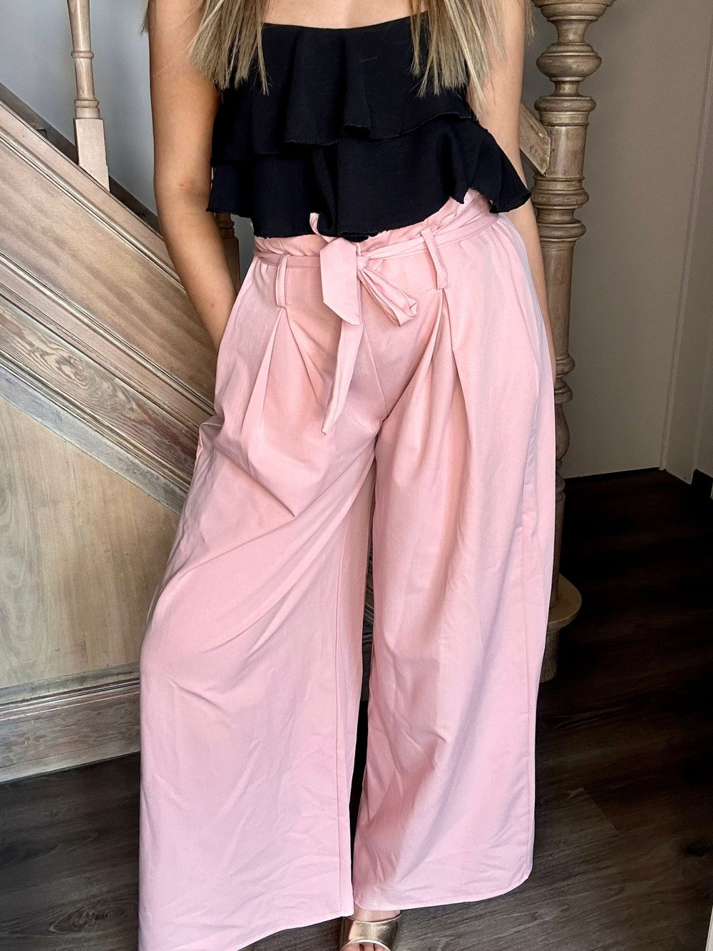 PANTALON CALOU ROSE